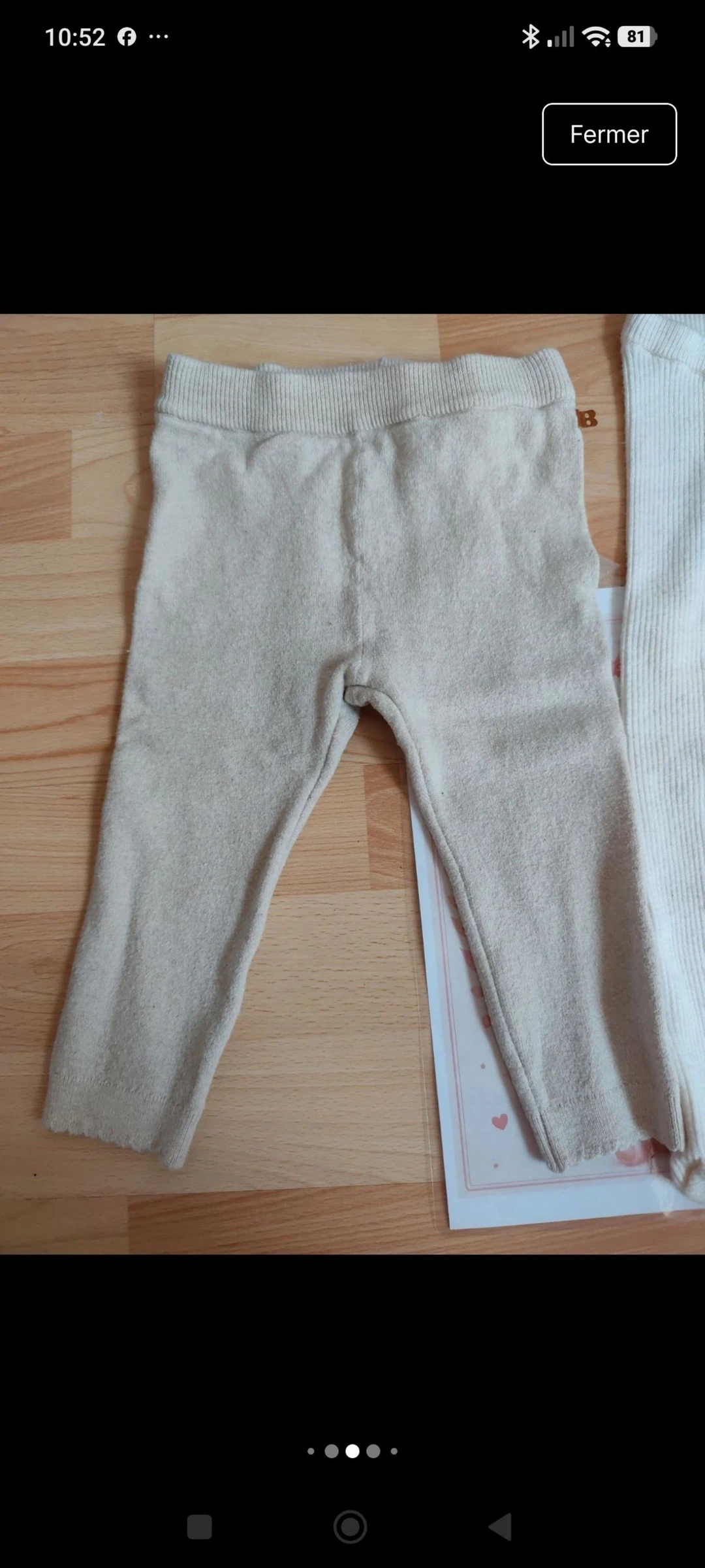 Set of 6 winter leggings 24 months – photo 8